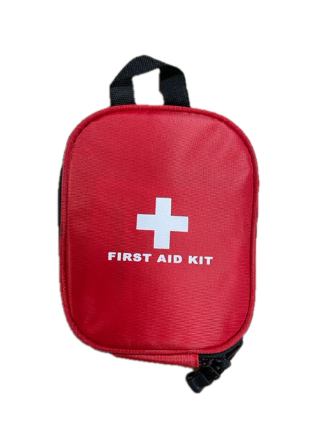 Red First Aid Kit for Outdoors